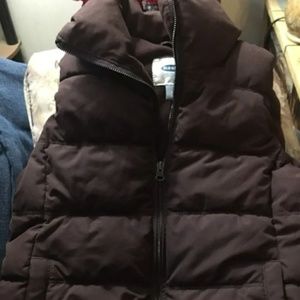 Old Navy dark brown vest sp